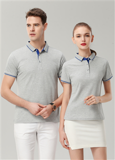 短袖polo衫、短袖文化衫、广告衫XH1878灰色